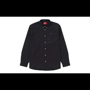 supreme box shirt black